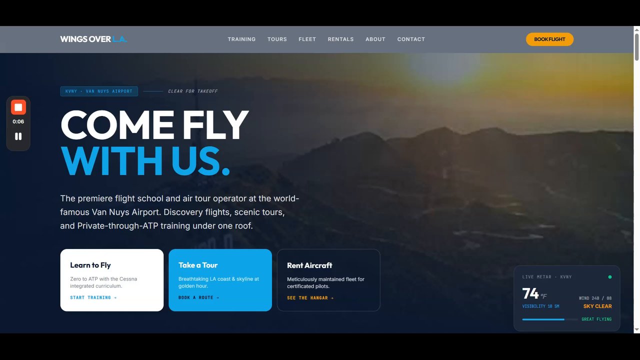 Flight School Website Review #2 — video thumbnail